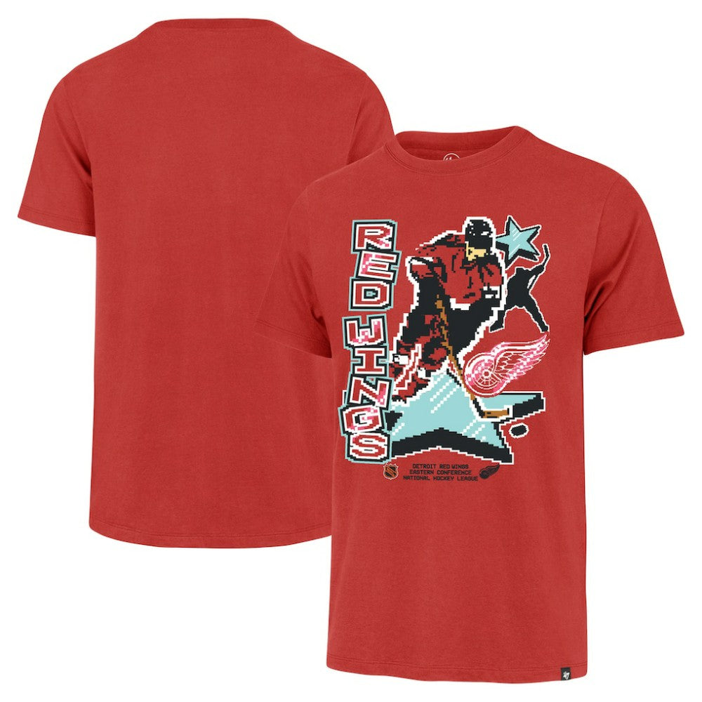 Detroit Red Wings '47 Lamp Lighter Franklin T-Shirt - Red T-shirts