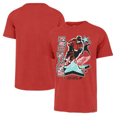 Detroit Red Wings '47 Lamp Lighter Franklin T-Shirt - Red T-shirts