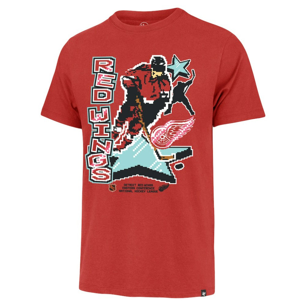 Detroit Red Wings '47 Lamp Lighter Franklin T-Shirt - Red T-shirts