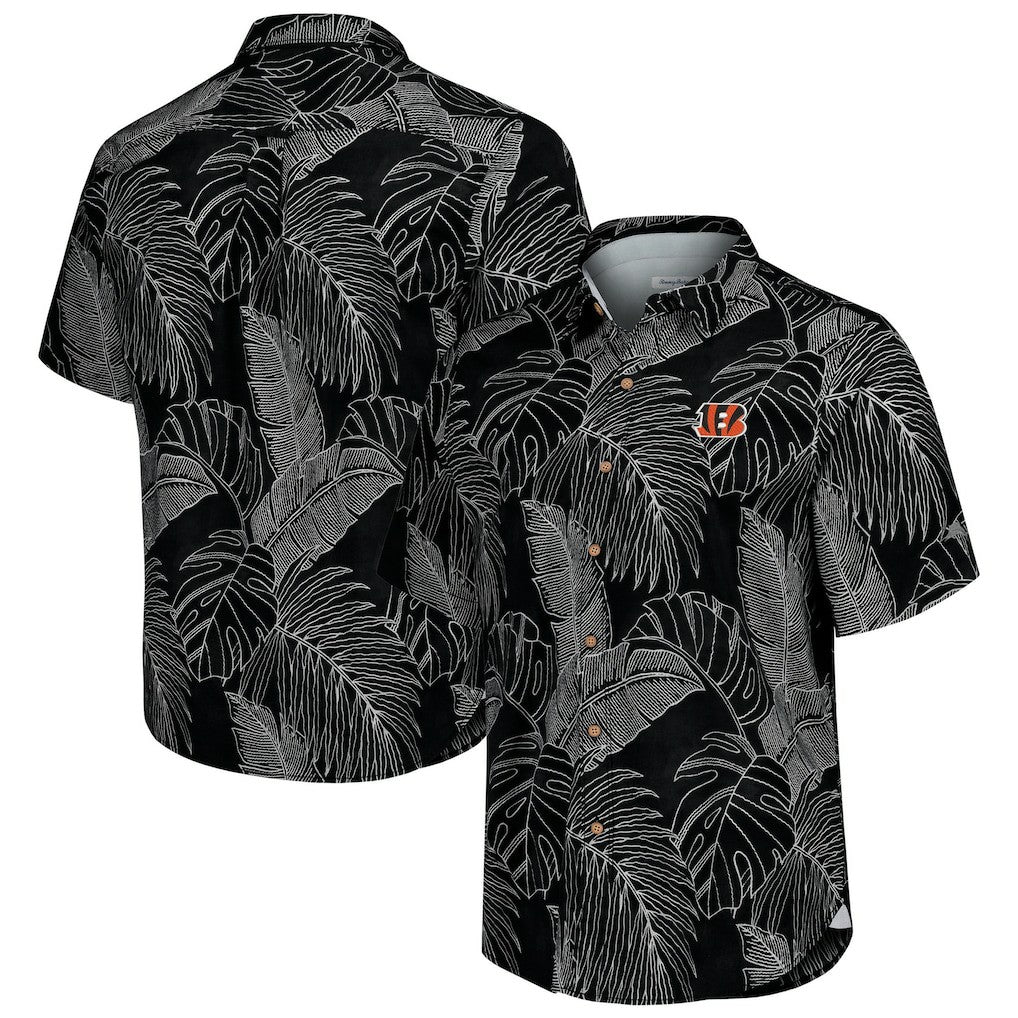 Cincinnati Bengals Sport Vine Line Button-Down Shirt - Black for sale