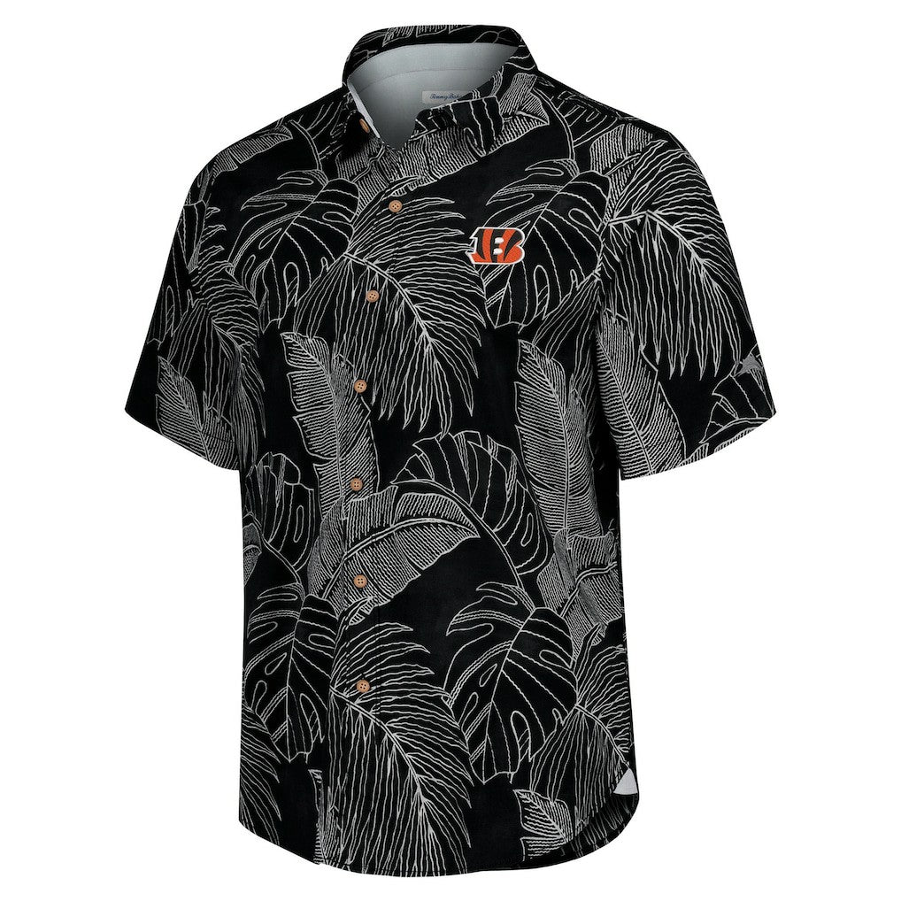 Cincinnati Bengals Sport Vine Line Button-Down Shirt - Black for sale