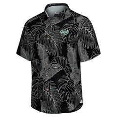 New York Jets Sport Vine Line Button-Down Shirt - Black cheap