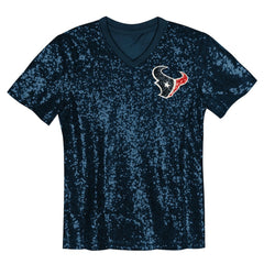 C.J. Stroud Houston Texans Girls Youth Sequin V-Neck Fashion Jersey - Navy discount