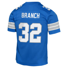 Brian Branch Detroit Lions Youth Game Jersey - Blue sale