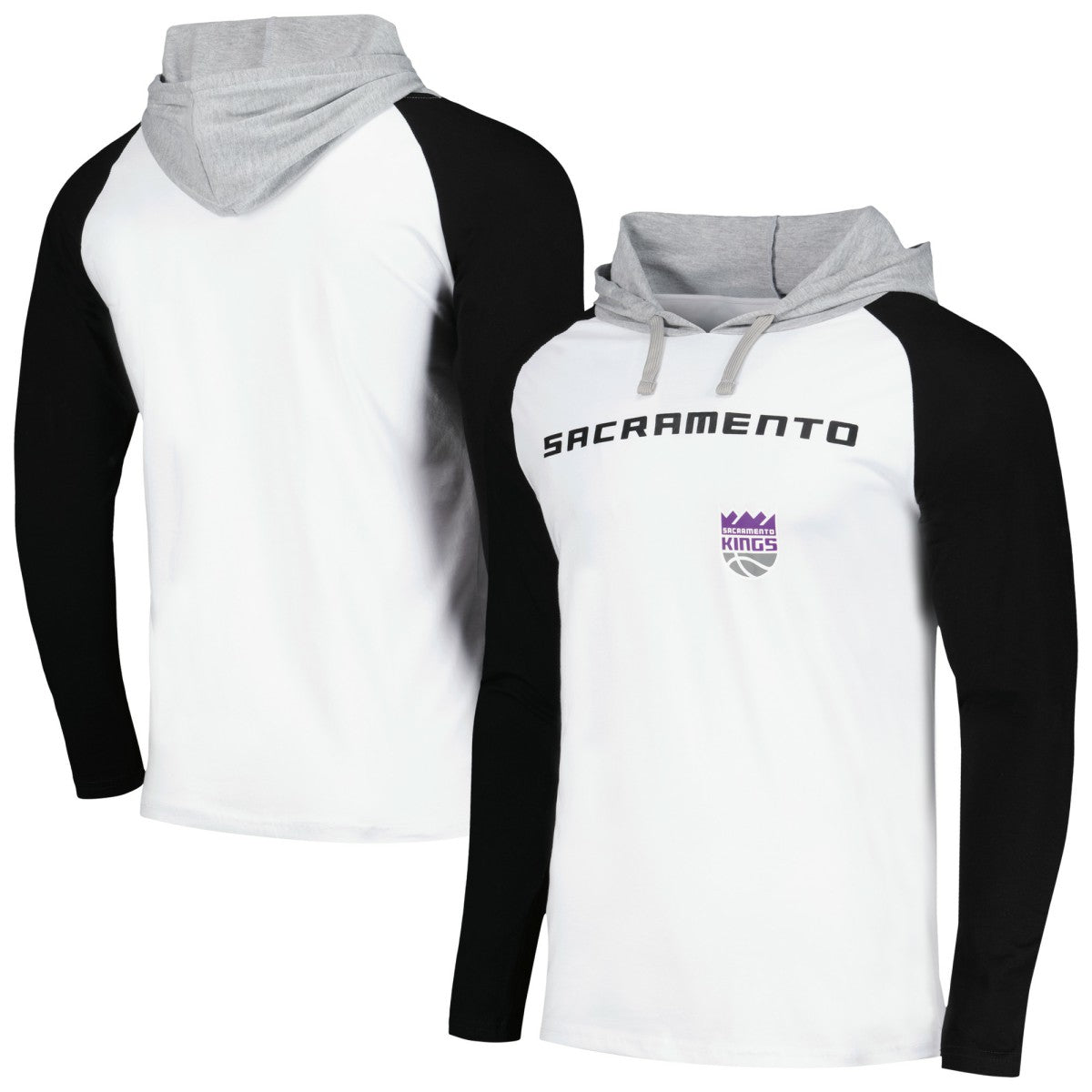 Sacramento Kings Stadium Essentials Unisex Terrace Long Sleeve Hooded T-Shirt - White online