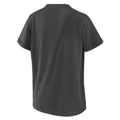 Philadelphia Flyers WEAR by Erin Andrews Women's 2024 NHL Stadium Series Boyfriend T-Shirt - Charcoal T-shirts