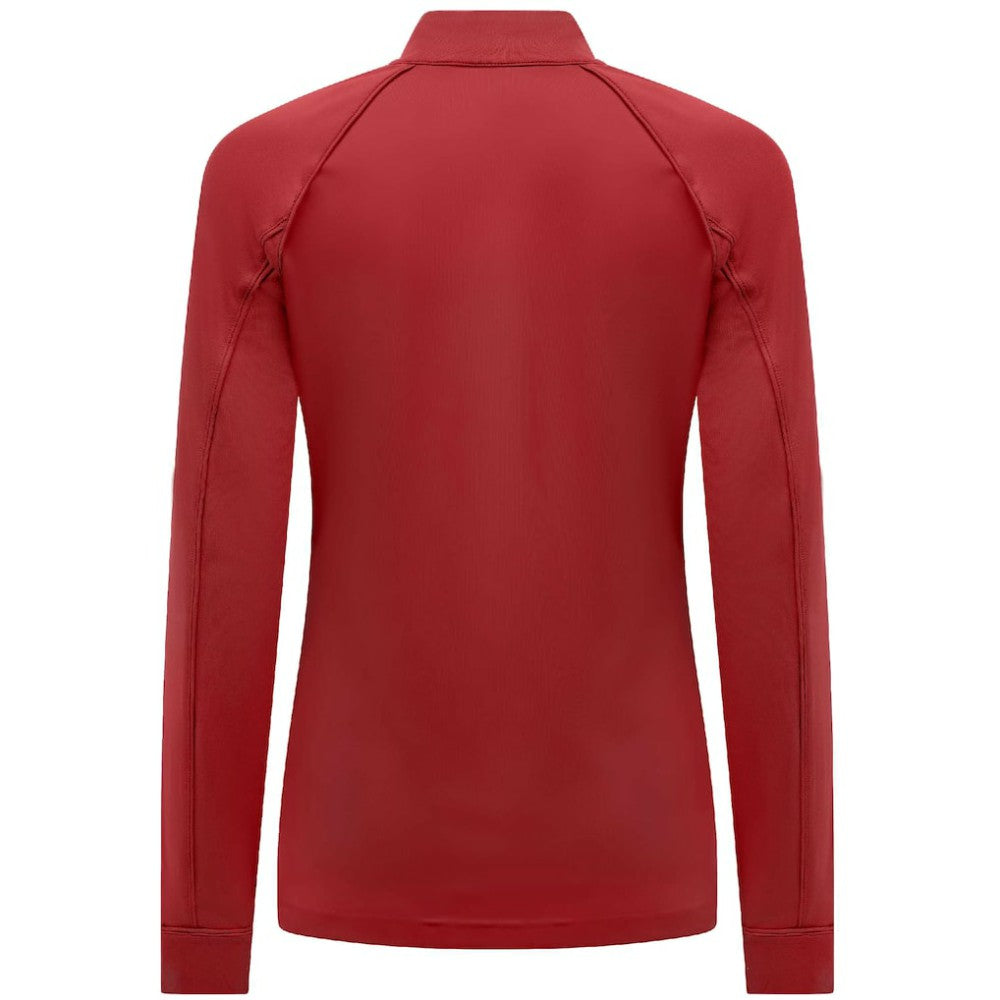 Carolina Hurricanes Levelwear Women's Kinetic Insignia Core Quarter-Zip Pullover Top - Red Pullover