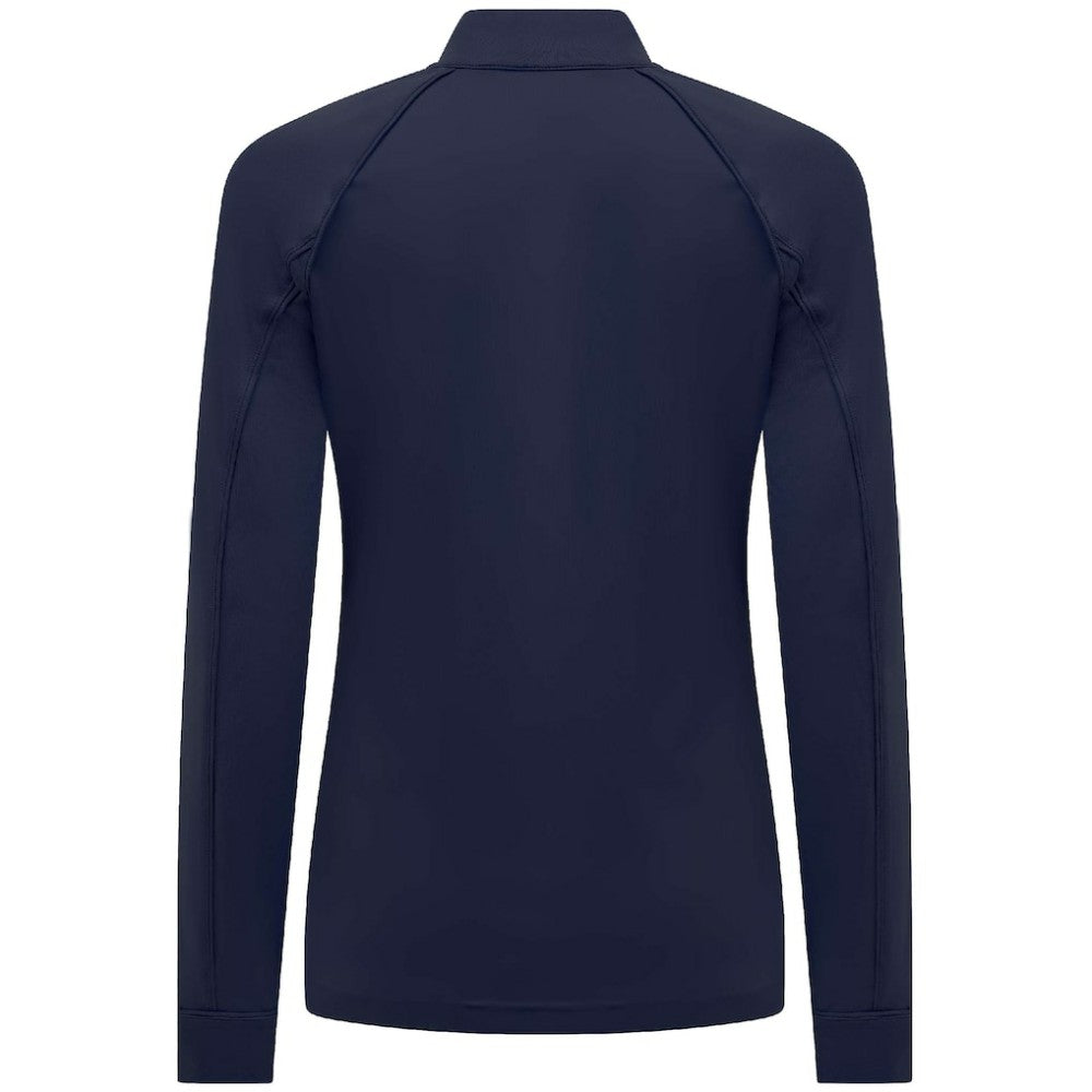 Winnipeg Jets Levelwear Women's Kinetic Insignia Core Quarter-Zip Pullover Top - Navy Pullover