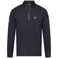Dallas Stars Levelwear Theory Insignia Core Quarter-Zip Pullover Top - Black Pullover