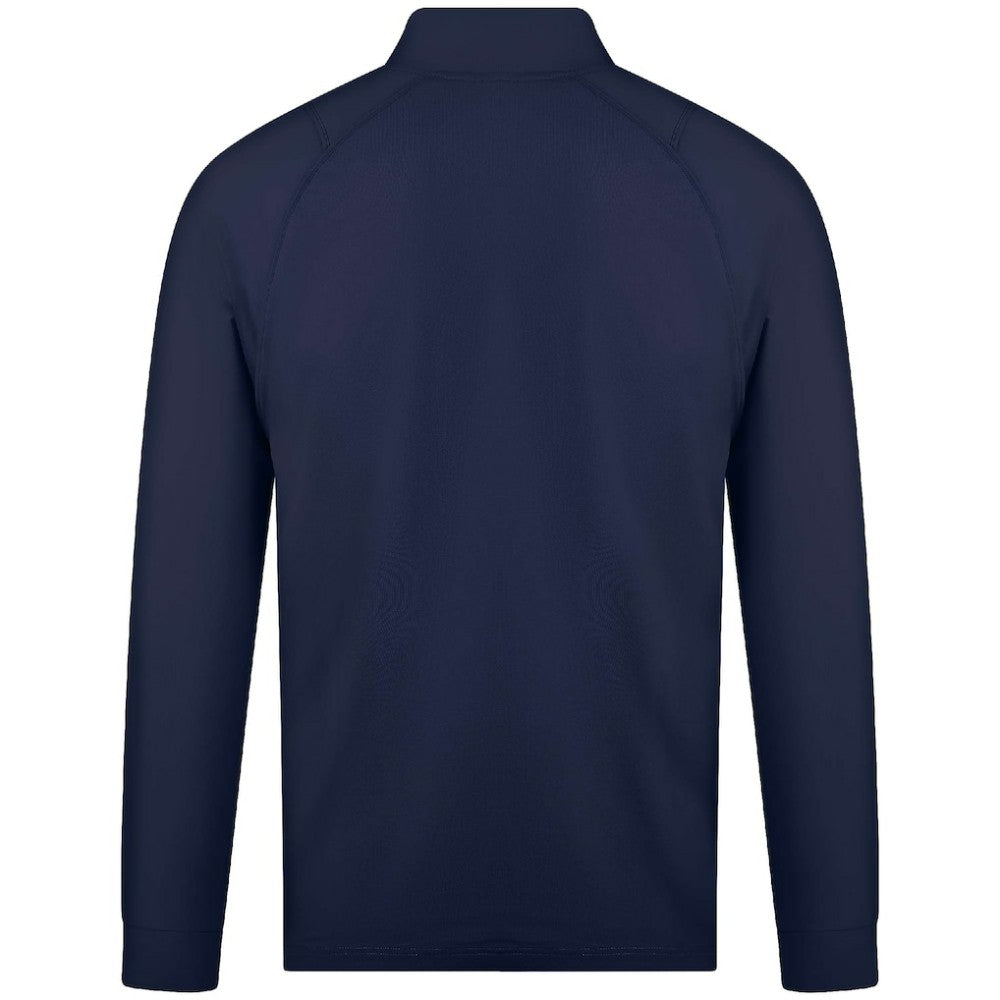 Winnipeg Jets Levelwear Theory Insignia Core Quarter-Zip Pullover Top - Navy Pullover