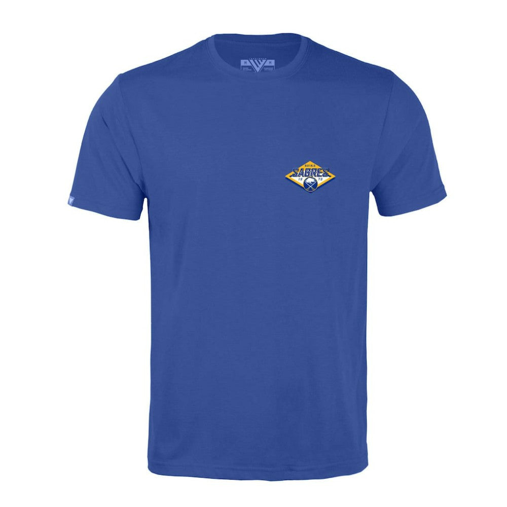 Buffalo Sabres Levelwear Richmond Club Patch 2.0 T-Shirt - Royal T-shirts