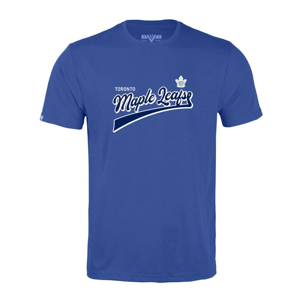 Toronto Maple Leafs Levelwear Richmond Retro Script T-Shirt - Blue T-shirts