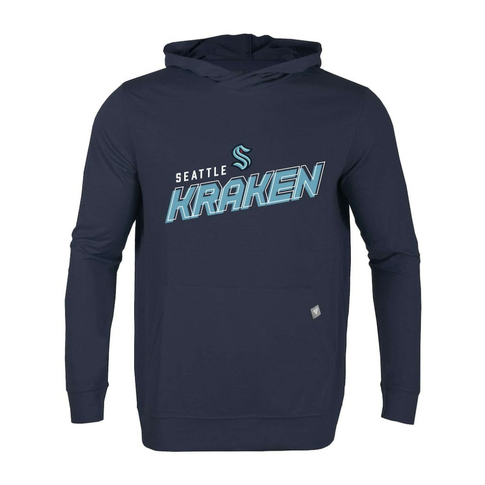 Seattle Kraken Levelwear Relay Premier 2.0 Pullover Hoodie - Deep Sea Blue Hoodies