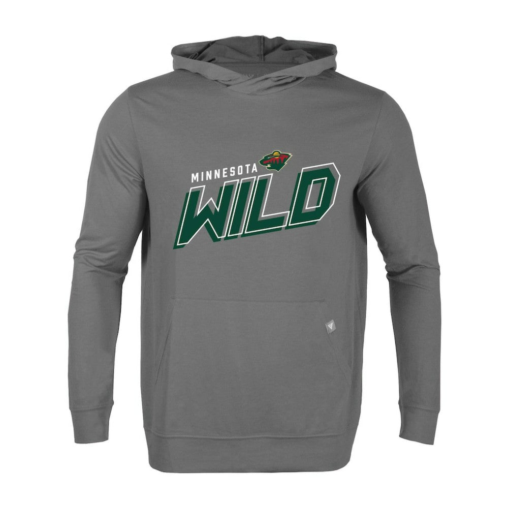 Minnesota Wild Levelwear Relay Premier 2.0 Pullover Hoodie - Gray Hoodies