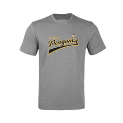 Pittsburgh Penguins Levelwear Youth Little Richmond Retro Script T-Shirt - Heather Gray T-shirts
