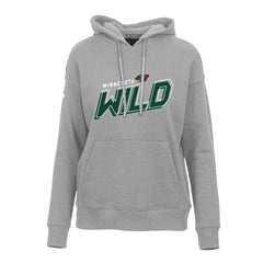 Minnesota Wild Levelwear Women's Adorn Premier 2.0 Fleece Pullover Hoodie - Gray Hoodies