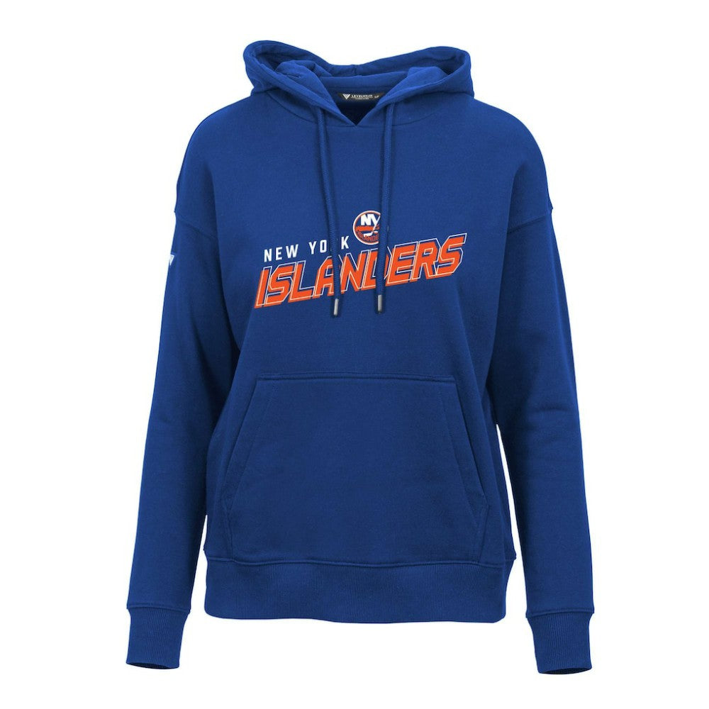 New York Islanders Levelwear Women's Adorn Premier 2.0 Fleece Pullover Hoodie - Royal Hoodies