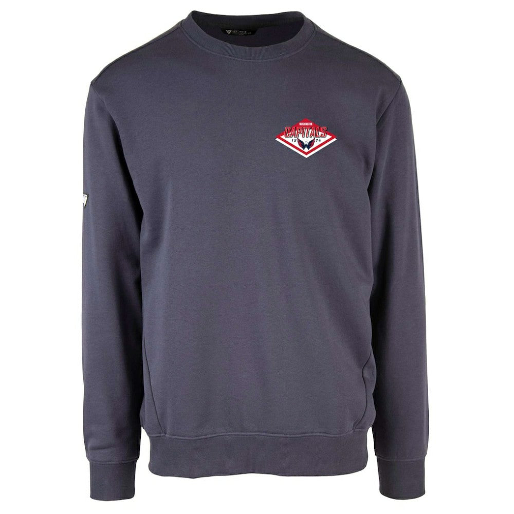 Washington Capitals Levelwear Zane Club Patch 2.0 Pullover Sweatshirt - Navy Sweatshirts