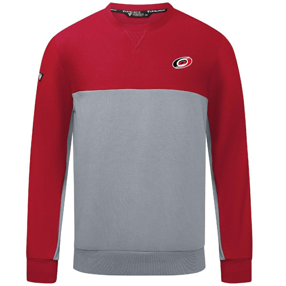 Carolina Hurricanes Levelwear Legacy Insignia Core Sweatshirt - Red/Gray Sweatshirts