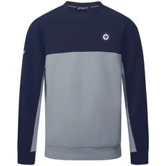 Winnipeg Jets Levelwear Legacy Insignia Core Sweatshirt - Navy/Gray Sweatshirts