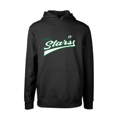 Dallas Stars Levelwear Youth Podium Retro Script Fleece Pullover Hoodie - Black Hoodies
