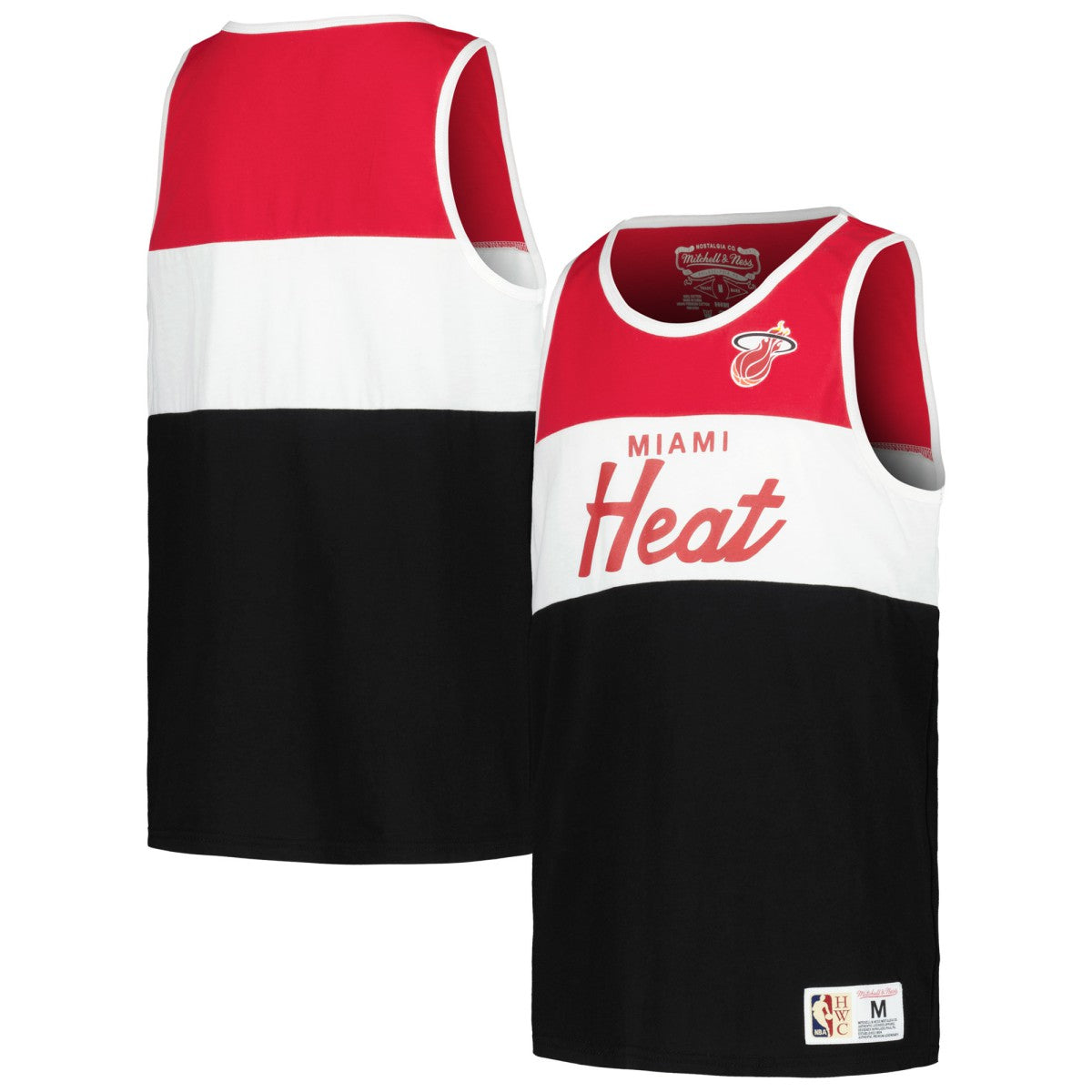 Miami Heat Youth Hardwood Classics Special Script Tank Top - Red/Black on sale
