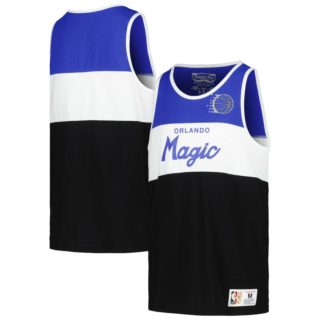 Orlando Magic Youth Hardwood Classics Special Script Tank Top - Blue/Black online