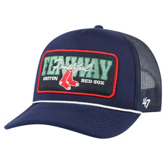 Boston Red Sox Local Patch Foam Front Trucker Adjustable Hat Navy