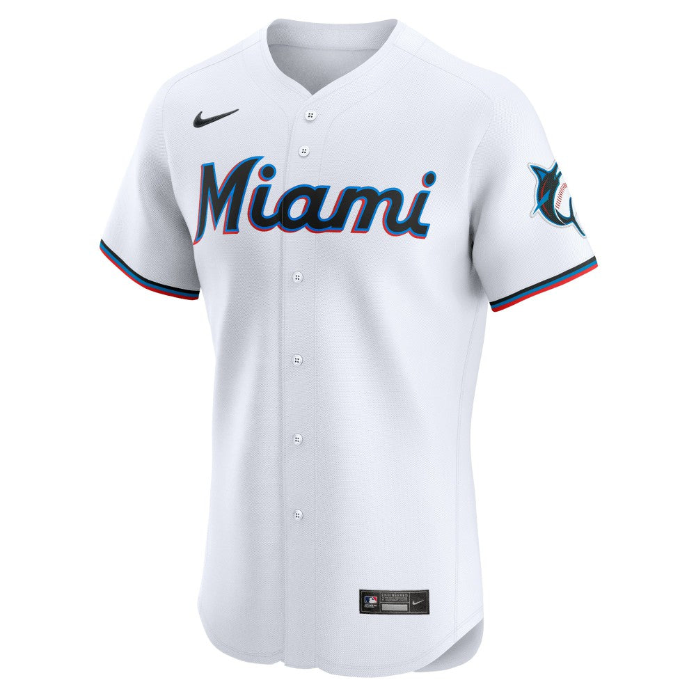 Eury Perez Miami Marlins Home Elite Player Jersey White
