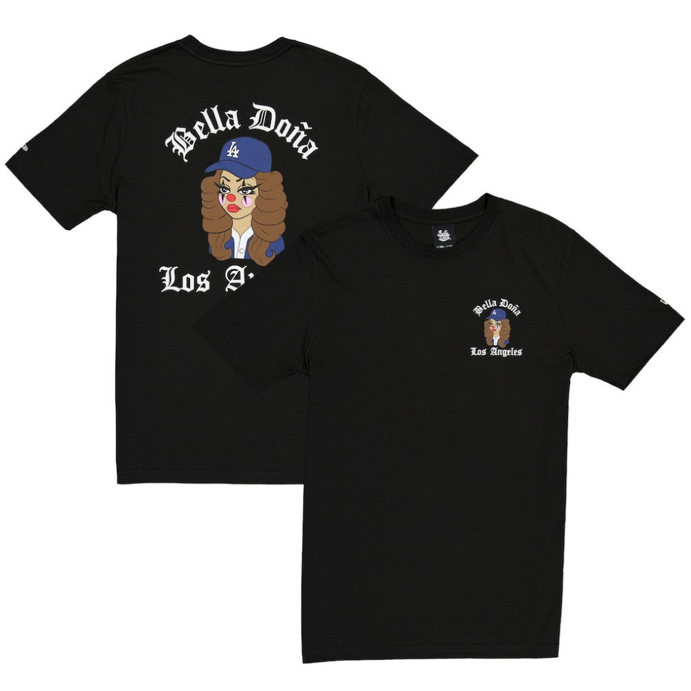Women's Bella Dona x Los Angeles Dodgers T-Shirt Black