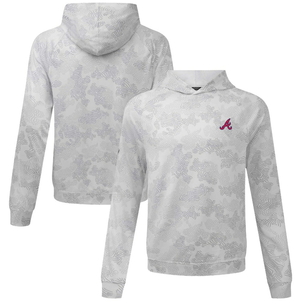Atlanta Braves Levelwear Blender Insignia Hoodie White