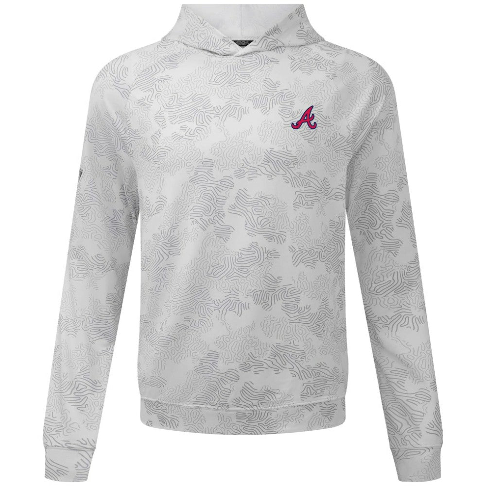Atlanta Braves Levelwear Blender Insignia Hoodie White