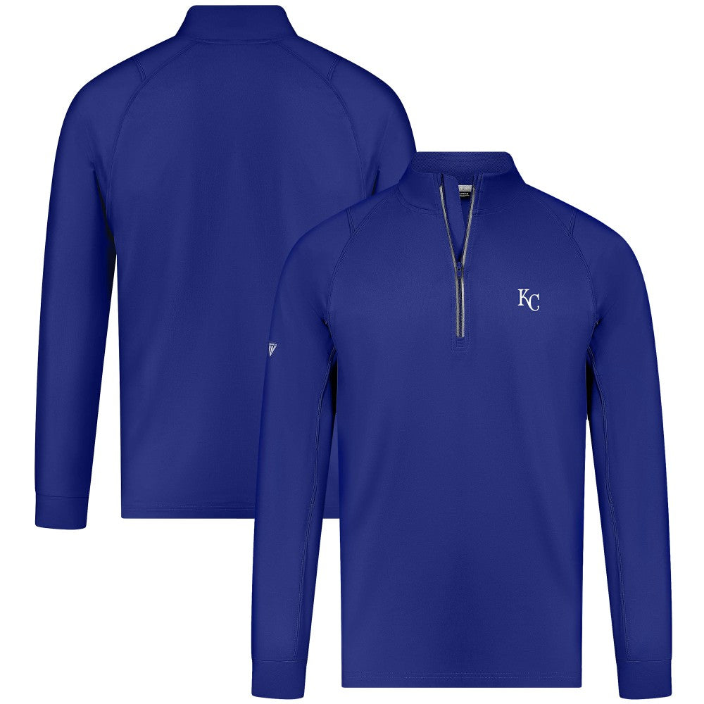 Kansas City Royals Levelwear Theory Insignia Quarter-Zip Pullover Royal