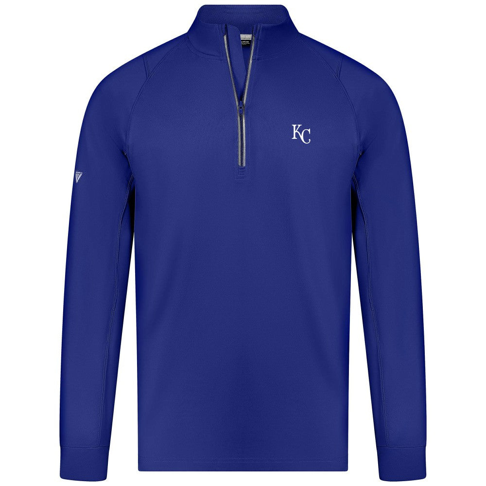 Kansas City Royals Levelwear Theory Insignia Quarter-Zip Pullover Royal