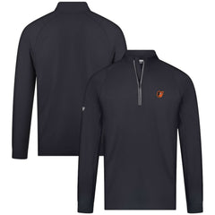 Baltimore Orioles Levelwear Theory Insignia Quarter-Zip Pullover Black