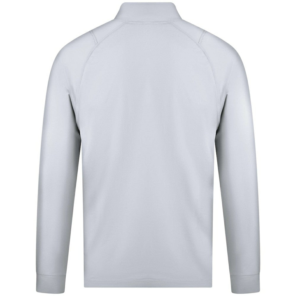 Atlanta Braves Levelwear Theory Insignia Quarter-Zip Pullover White