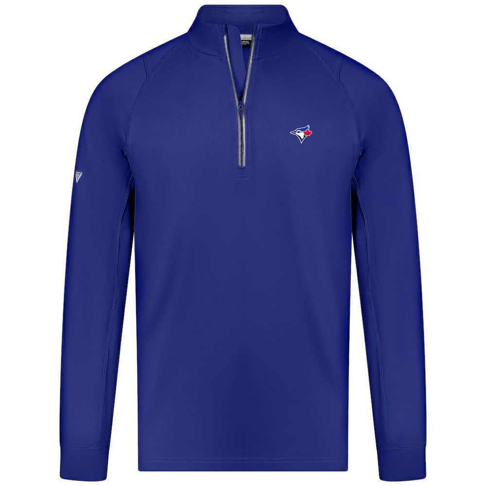 Toronto Blue Jays Levelwear Theory Insignia Quarter-Zip Pullover Royal