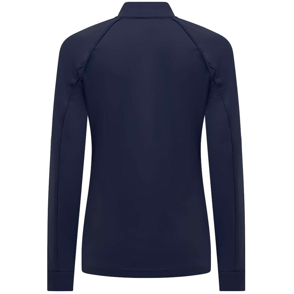Detroit Tigers Levelwear Women's Kinetic Insignia Quarter-Zip Pullover Navy