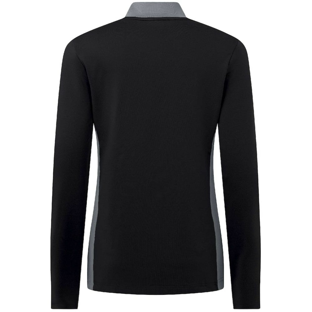 Detroit Tigers Levelwear Women's Moxie Insignia Quarter-Zip Pullover Black