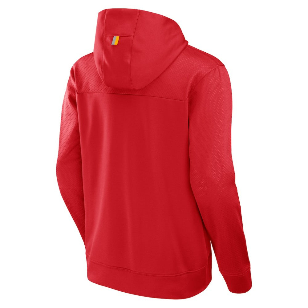 Calgary Flames Fanatics Defender Pullover Hoodie - Red Hoodies