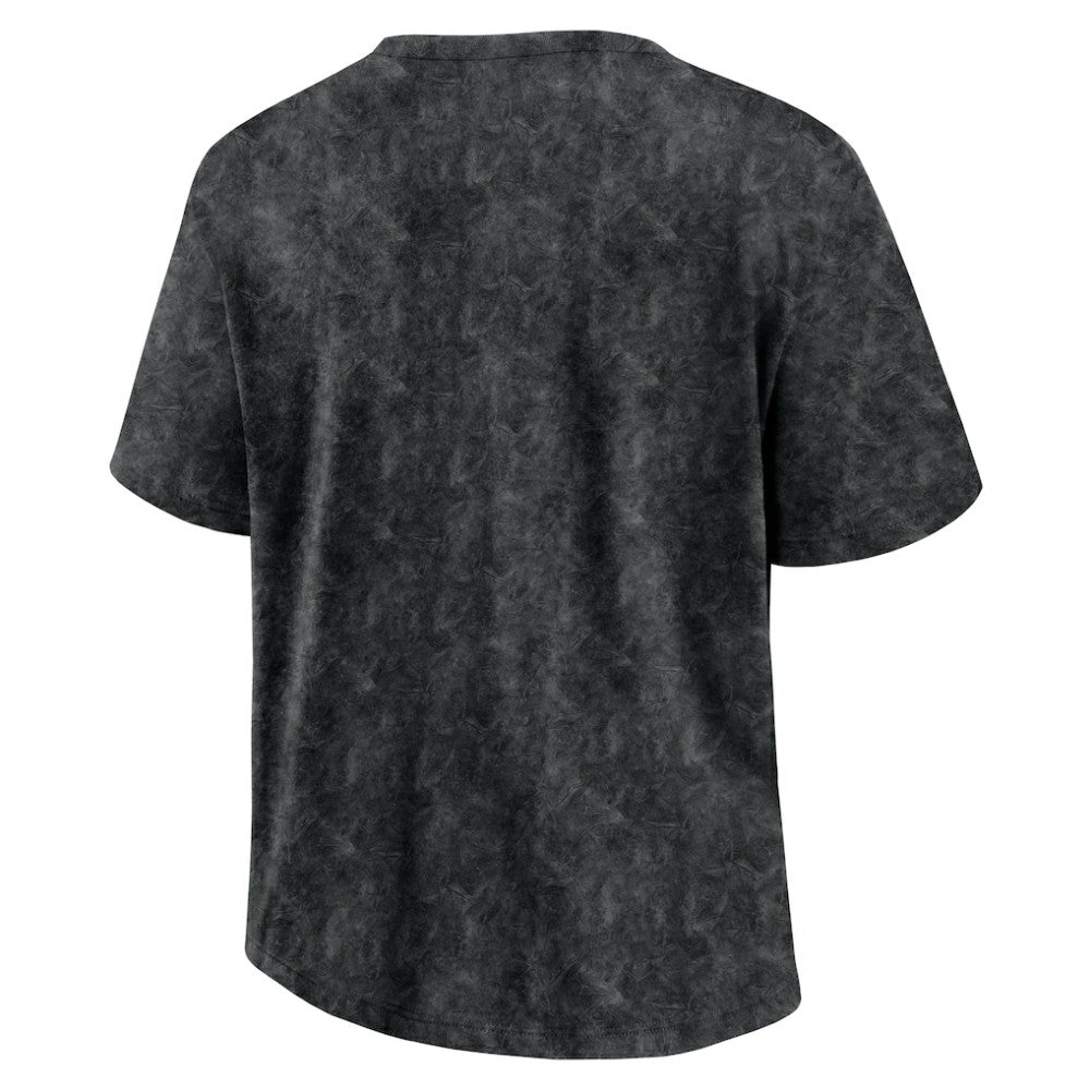 Boston Bruins Fanatics Women's Faded Wash T-Shirt - Black T-shirts