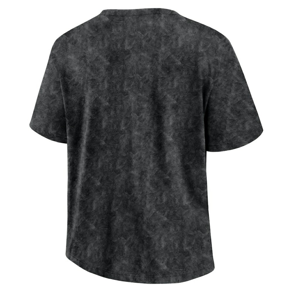 Vegas Golden Knights Fanatics Women's Faded Wash T-Shirt - Black T-shirts