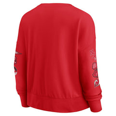 New Jersey Devils Fanatics Women's Go Team Pullover Sweatshirt - Red Sweatshirts