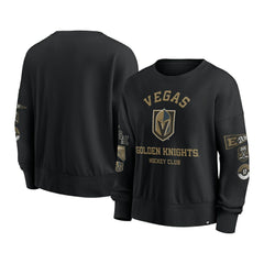 Vegas Golden Knights Fanatics Women's Go Team Pullover Sweatshirt - Black Sweatshirts