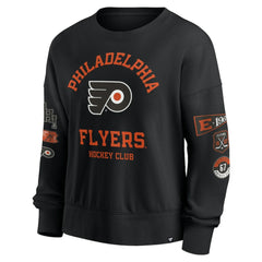 Philadelphia Flyers Fanatics Women's Go Team Pullover Sweatshirt - Black Sweatshirts