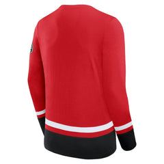 Chicago Blackhawks Fanatics High Point Long Sleeve T-Shirt - Red T-shirts
