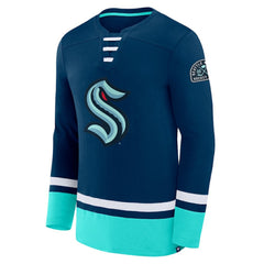 Seattle Kraken Fanatics High Point Long Sleeve T-Shirt - Deep Sea Blue T-shirts