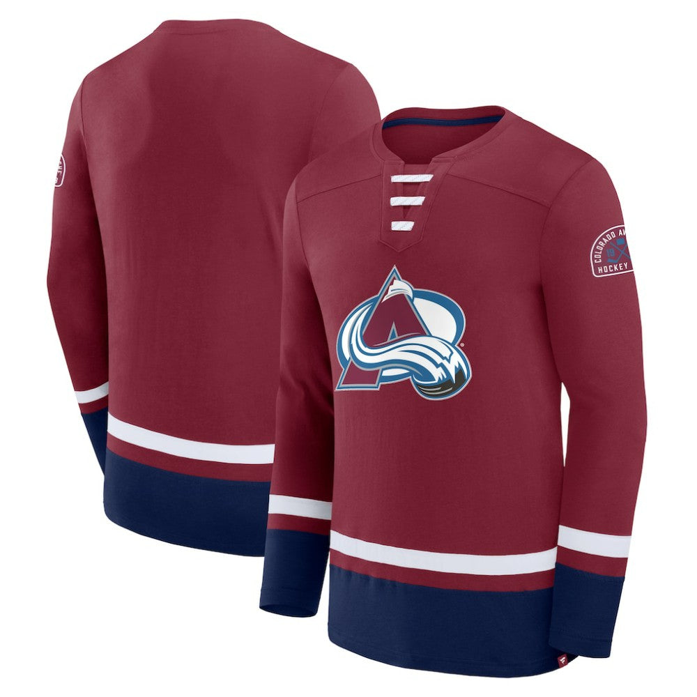 Colorado Avalanche Fanatics High Point Long Sleeve T-Shirt - Burgundy T-shirts