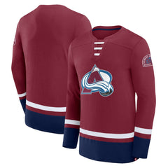 Colorado Avalanche Fanatics High Point Long Sleeve T-Shirt - Burgundy T-shirts