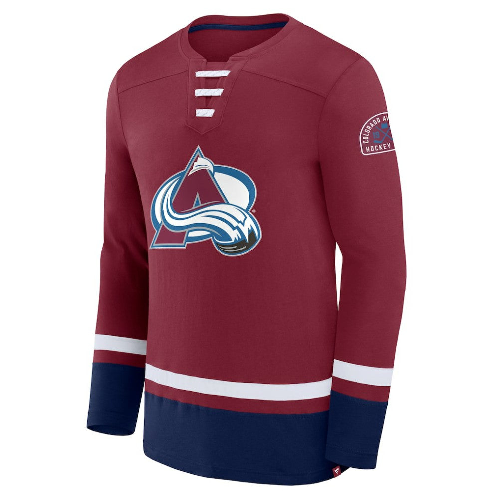 Colorado Avalanche Fanatics High Point Long Sleeve T-Shirt - Burgundy T-shirts
